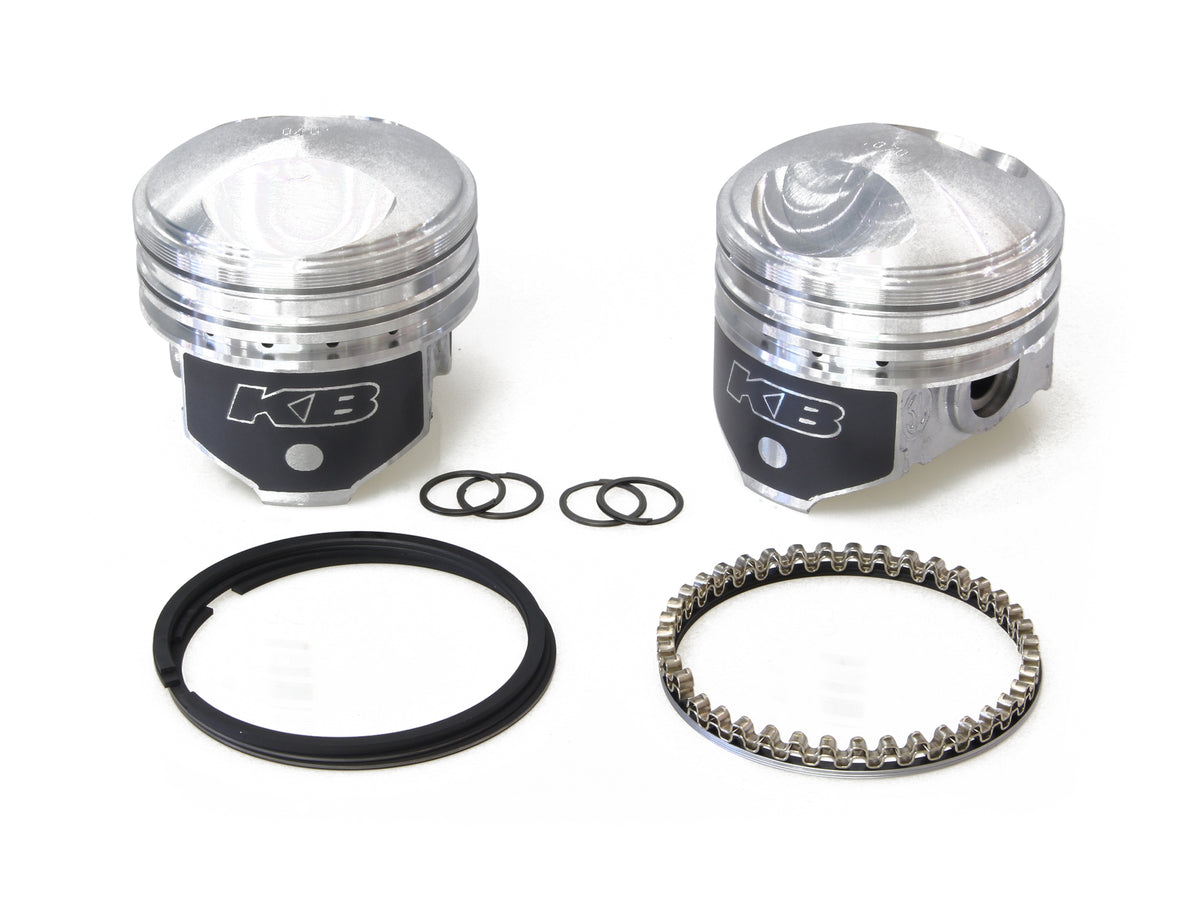 +.070in. Pistons with 8.5:1 Compression Ratio. Fits Big Twin 1941-1979 with 1200cc Engine.