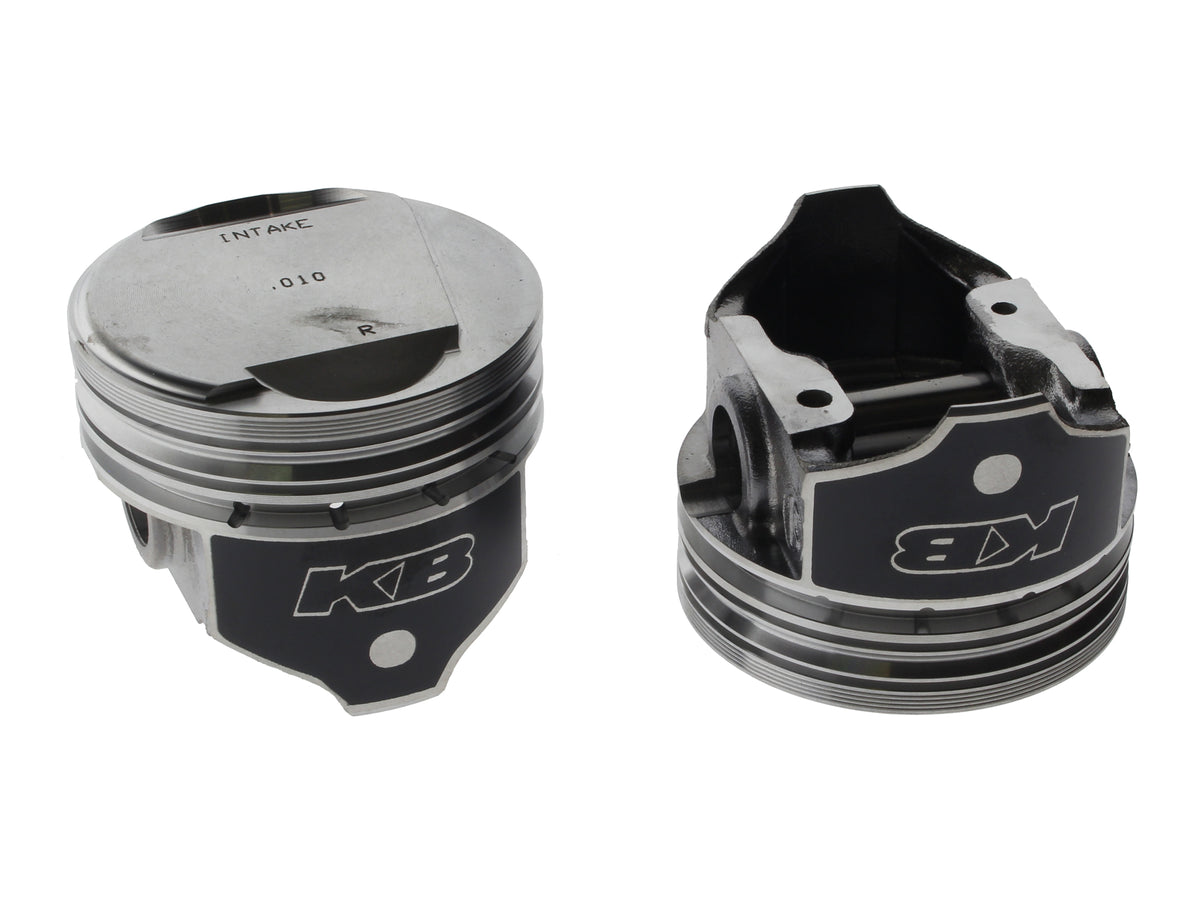 +.010in. Dome Top Pistons with 9.6:1 Compression Ratio. Fits Big Twin 1984-1999 with Evo Engine.