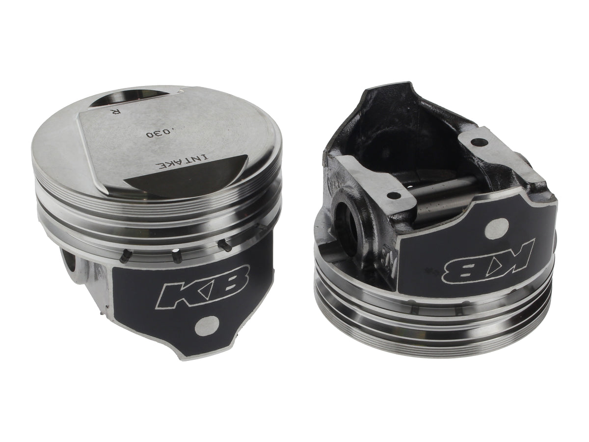 +.030in. Dome Top Pistons with 9.6:1 Compression Ratio. Fits Big Twin 1984-1999 with Evo Engine.
