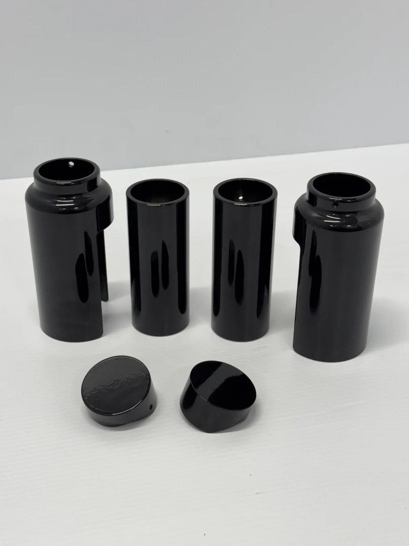 Fork Covers-BREAKOUT 2018-CURRENT 6 X PIECE SET BLACK- Big Daddy Customs