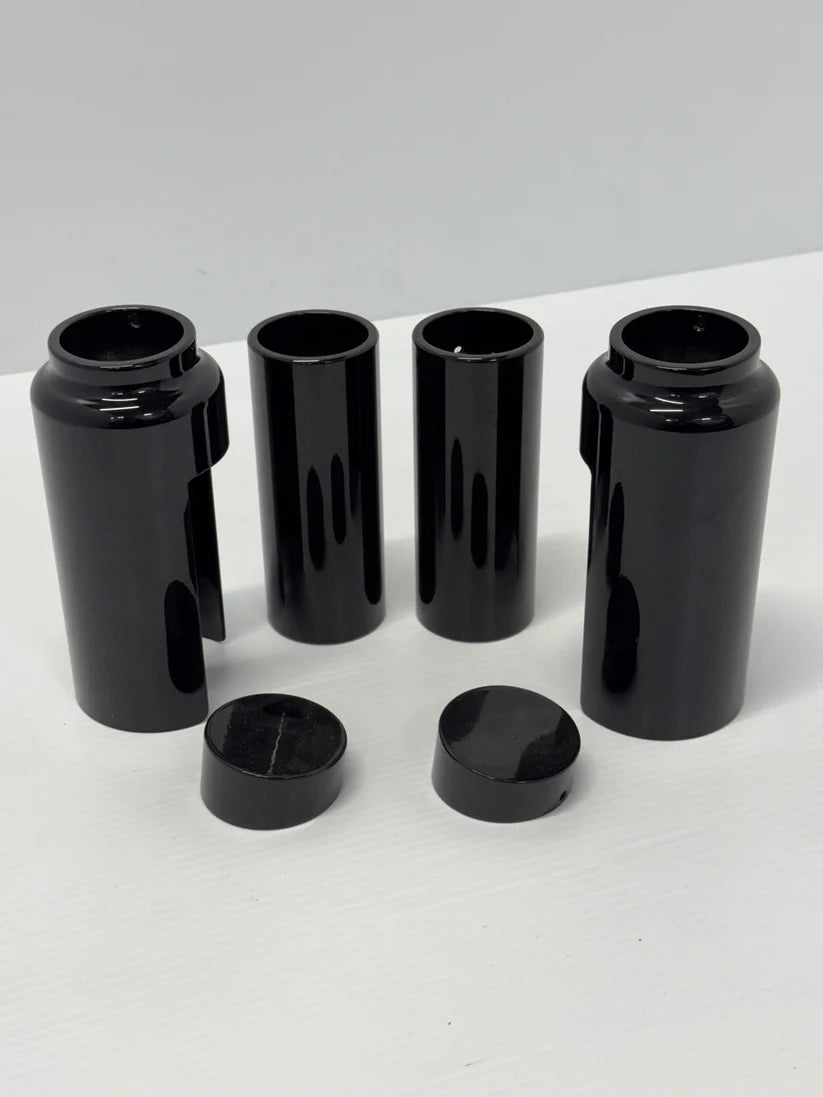 Fork Covers BREAKOUT 2013-2017 6X PIECE SET BLACK- Big Daddy Customs
