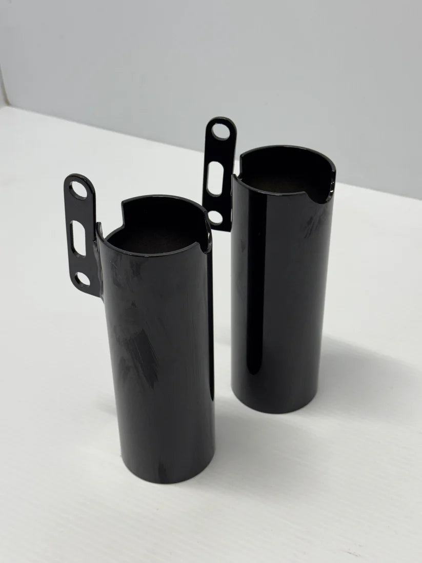 Fork Covers-LOWER COVERS 2018-CURRENT FXLRS,FXLRST,FXFB,FXDR 2 X PIECE SET BLACK- Big Daddy Customs