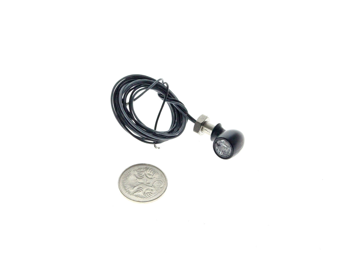 Atto Mini LED Turn Signal - Black.