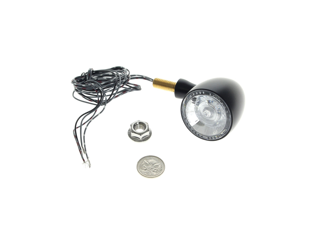 Bullet 1000 DF LED Turn Signal - Amber Turn - Red Run/Brake - Black.