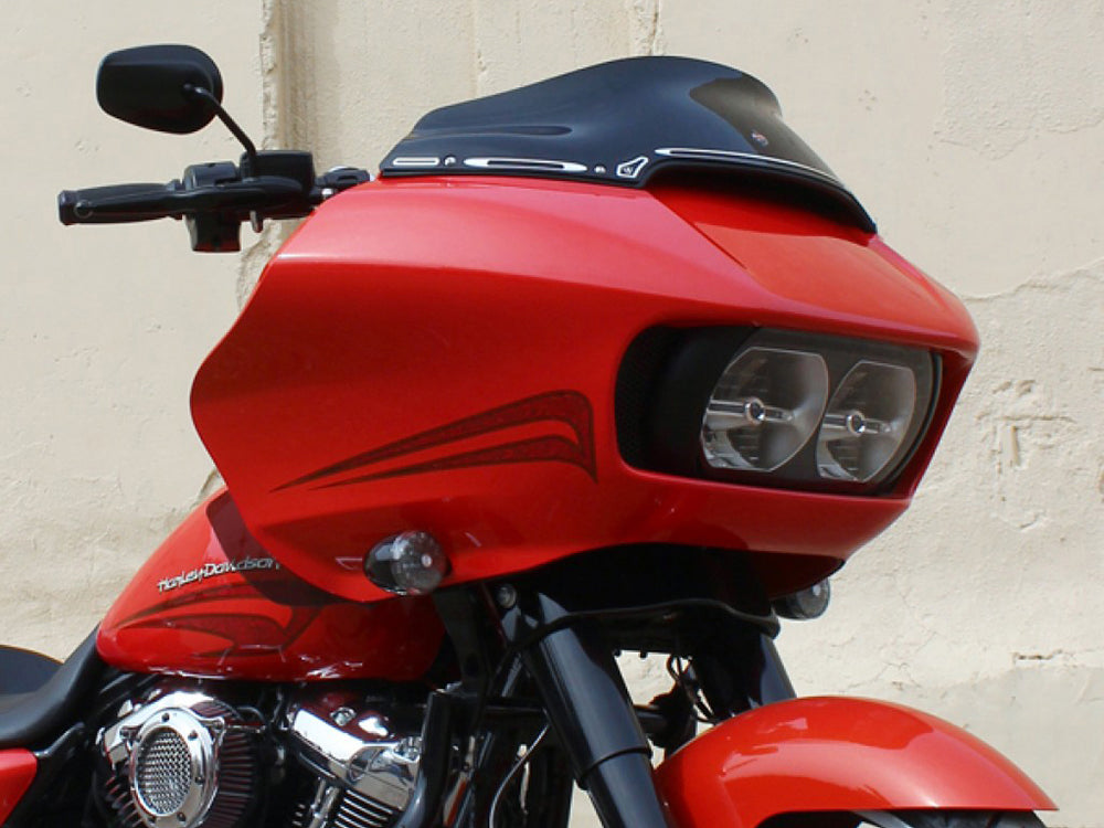 6in. Sports Flare Windshield - Black. Fits Road Glide 2015-2023