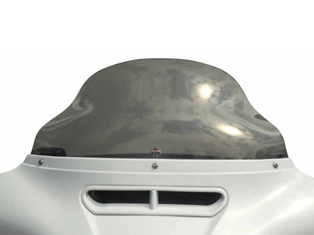 4in. Super Low Flare Windshield - Dark Smoke. Fits Electra Glide, Tri Glide & Street Glide 2014-2023