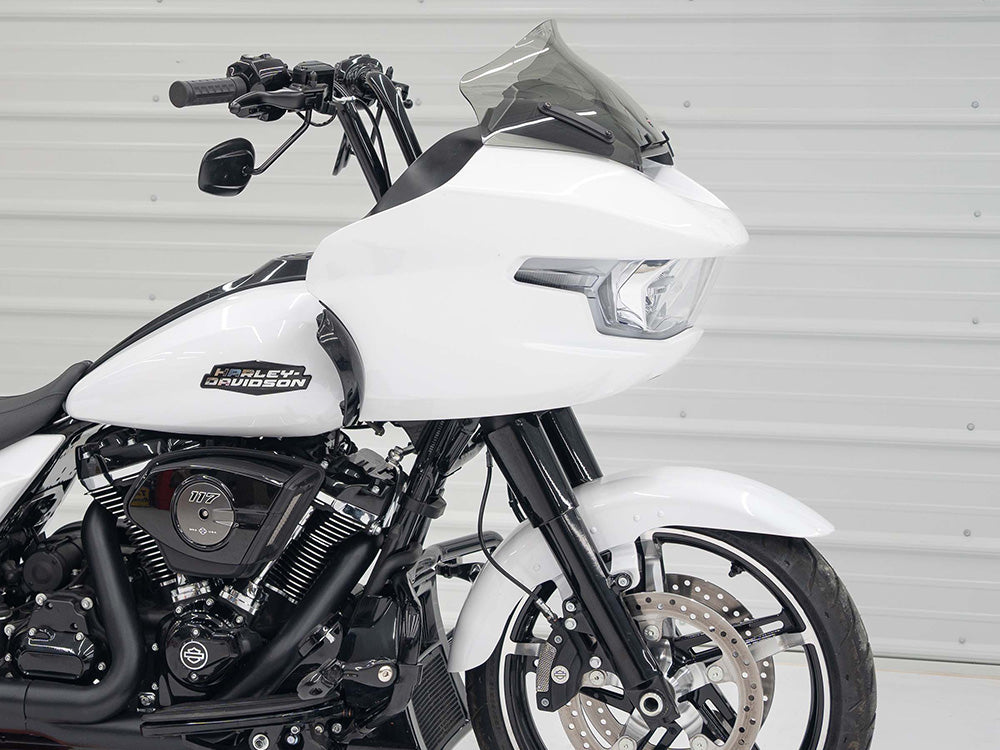 10in. Sports Flare Windshield - Tinted. Fits CVO Road Glide 2023up & Road Glide 2024up