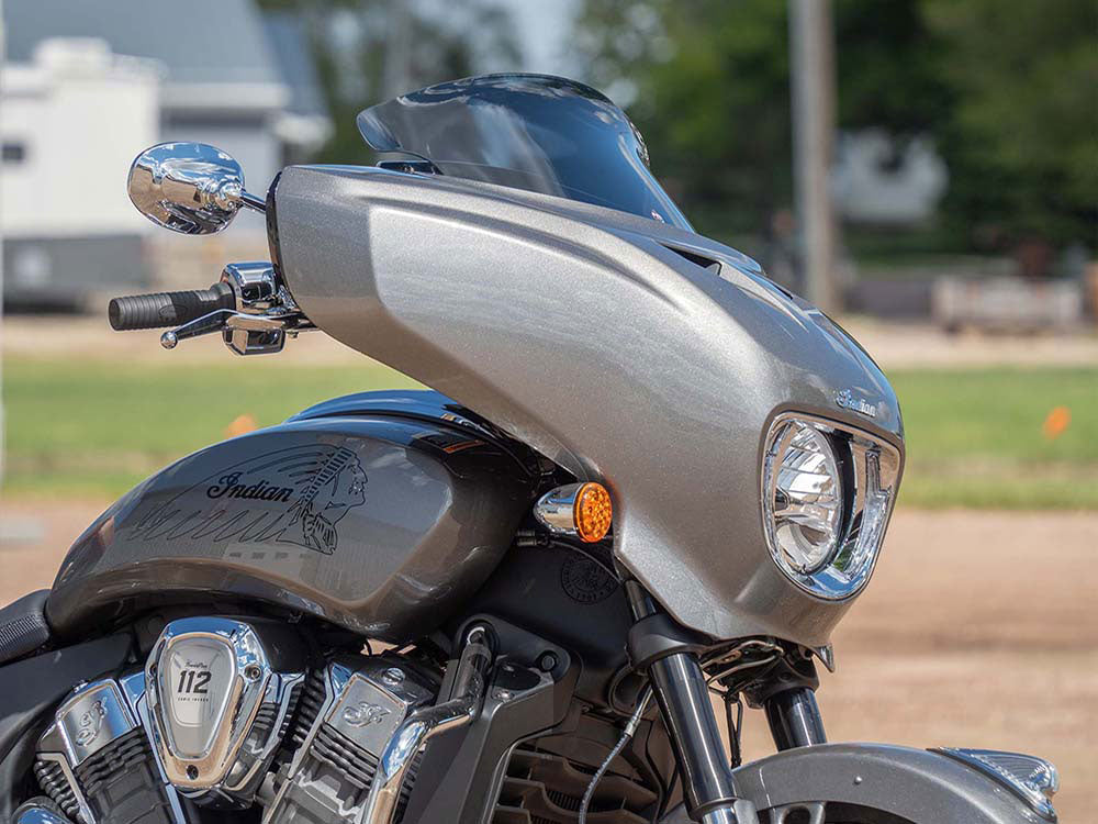9in. Flare Windshield - Tint. Fits Indian Chieftain PowerPlus & Roadmaster PowerPlus 2025up