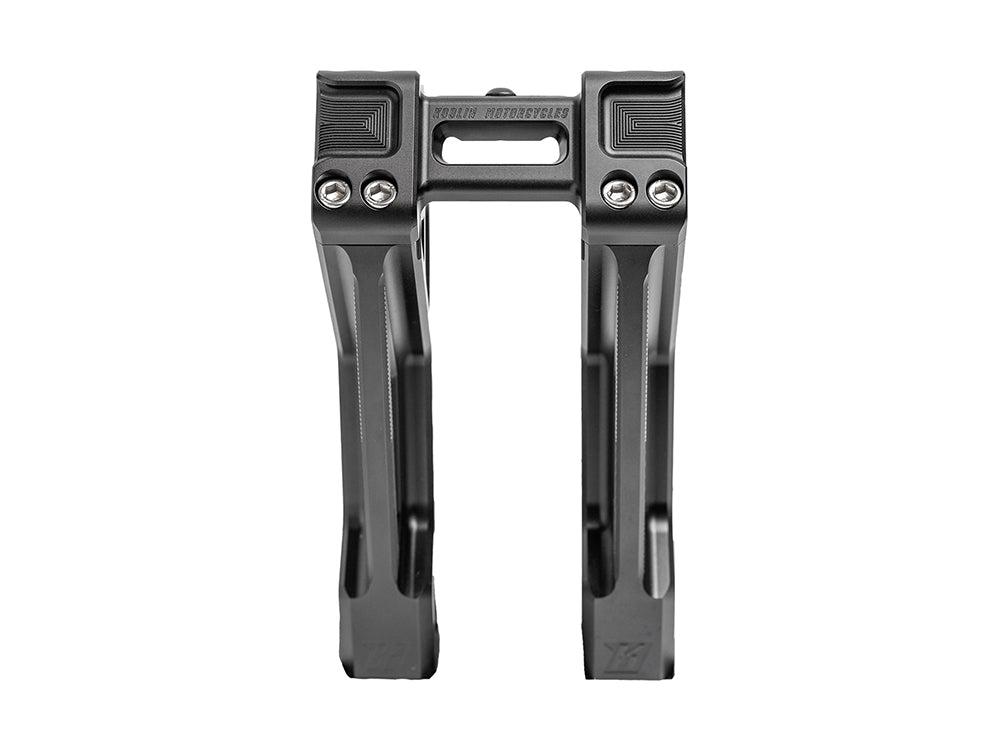 10in. Straight Fastback Risers – Black. Fits 1in. Handlebar – Kodlin