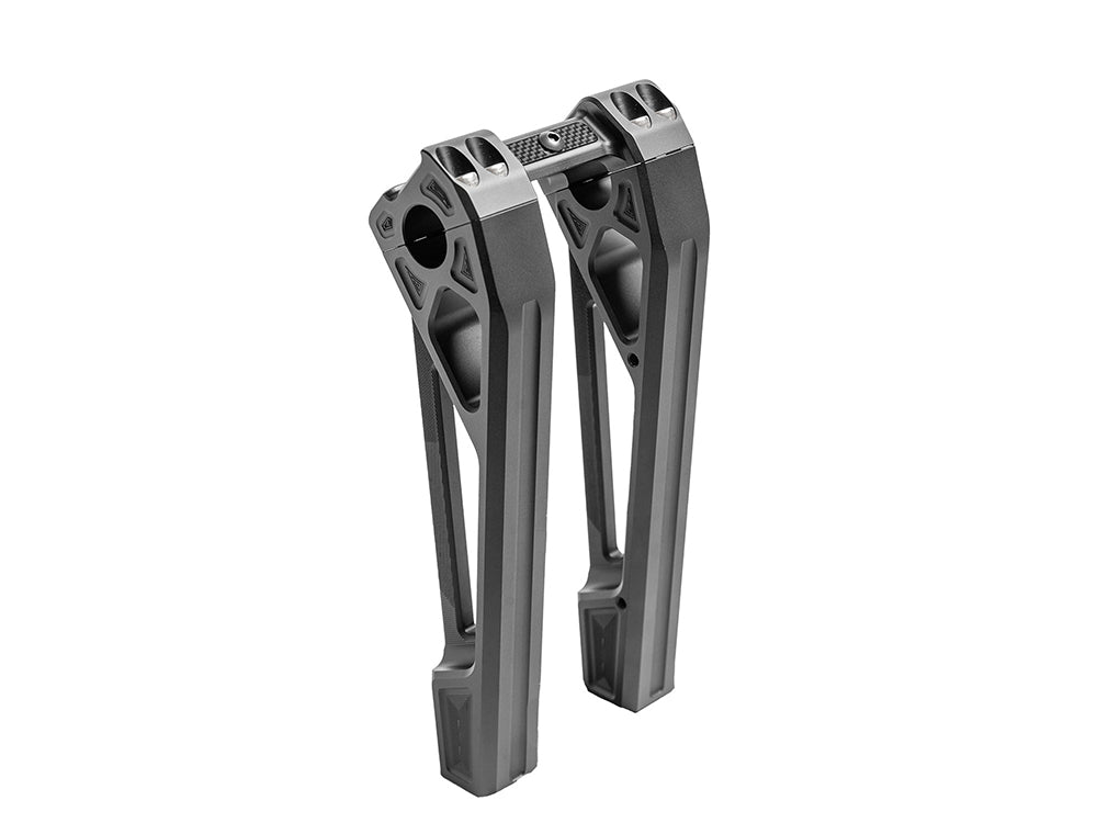 10in. Straight Fastback Risers – Black. Fits 1in. Handlebar – Kodlin