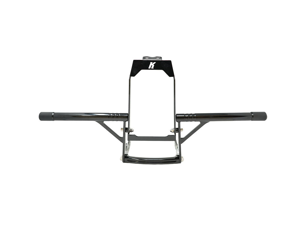 Front Engine Guard Crash Bar - Black. Fits Softail 2025up With Mid Mounts