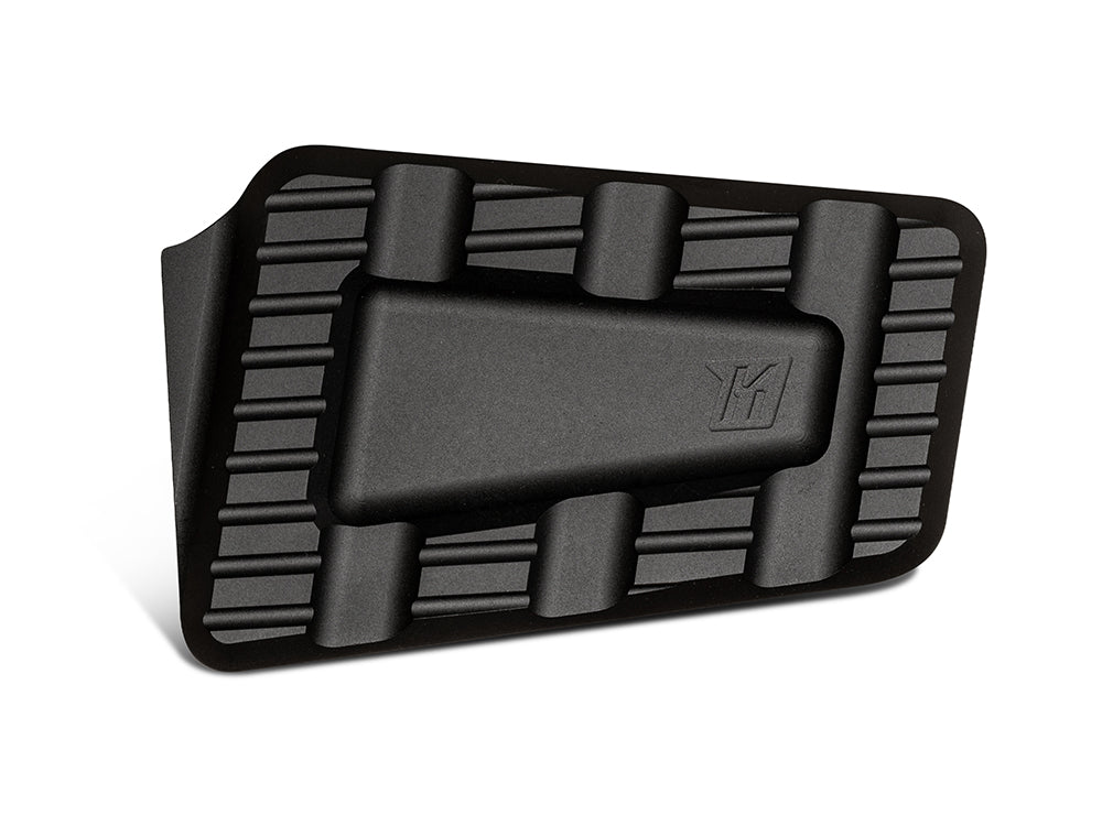 Trackboard Brake Pedal Pad – Black. Fits Touring 1980up, FL Softail 1986-2017 & Dyna Switchback 2012-2016 – Kodlin