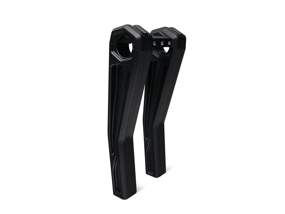 10in. Pullback Accent Pro Riser Kit - Black. Fits 1.25in. Handlebar.