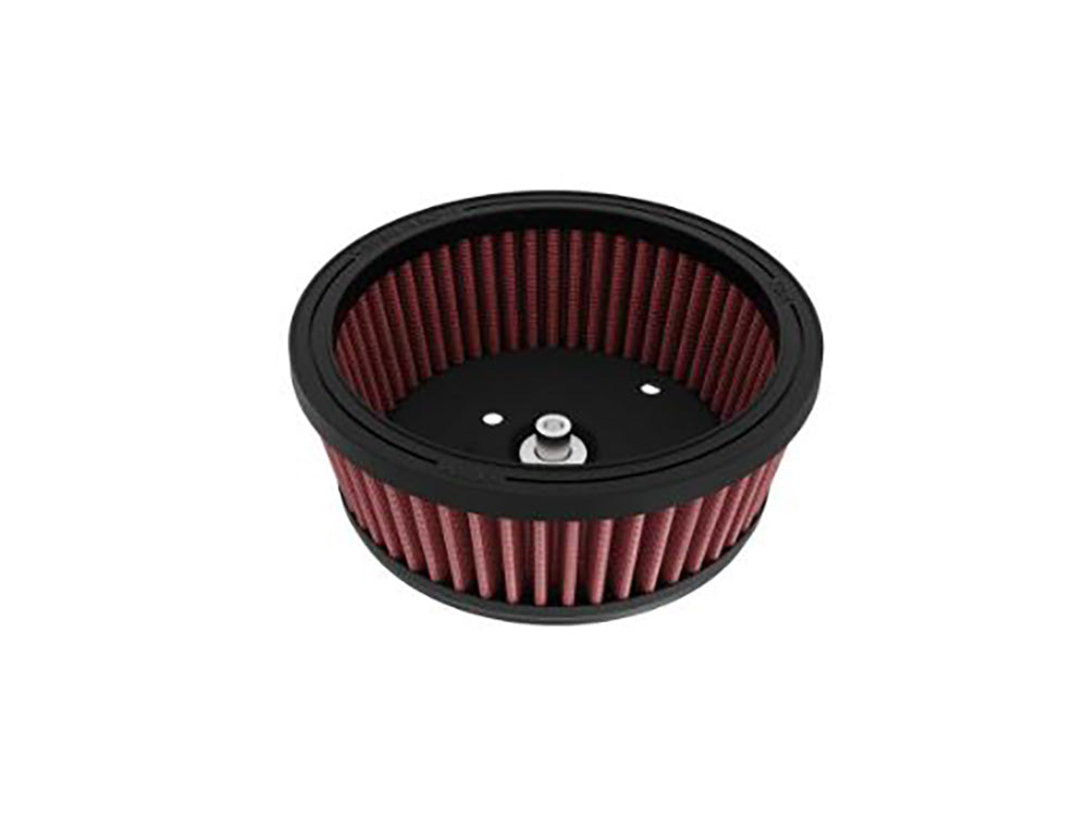 High-Flow Air Filter Element. Fits Twin Cam 88ci & 96ci with Screaming Eagle & Arlen Ness Big Sucker Air Cleaner – K&N Filters