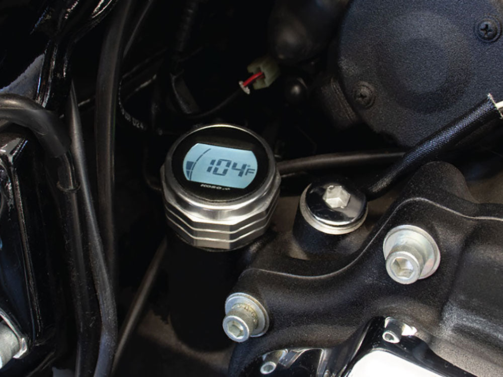 Engine Oil Temperature & Level Dipstick - Silver. Fits Touring 2007-2016
