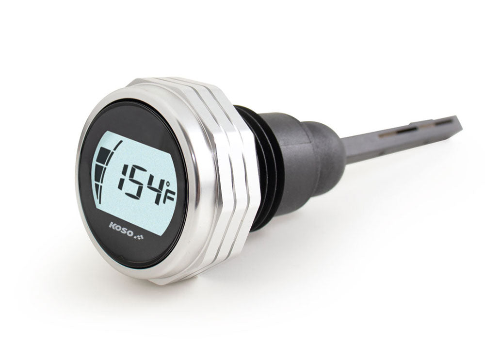 Engine Oil Temperature & Level Dipstick - Silver. Fits Touring 2007-2016