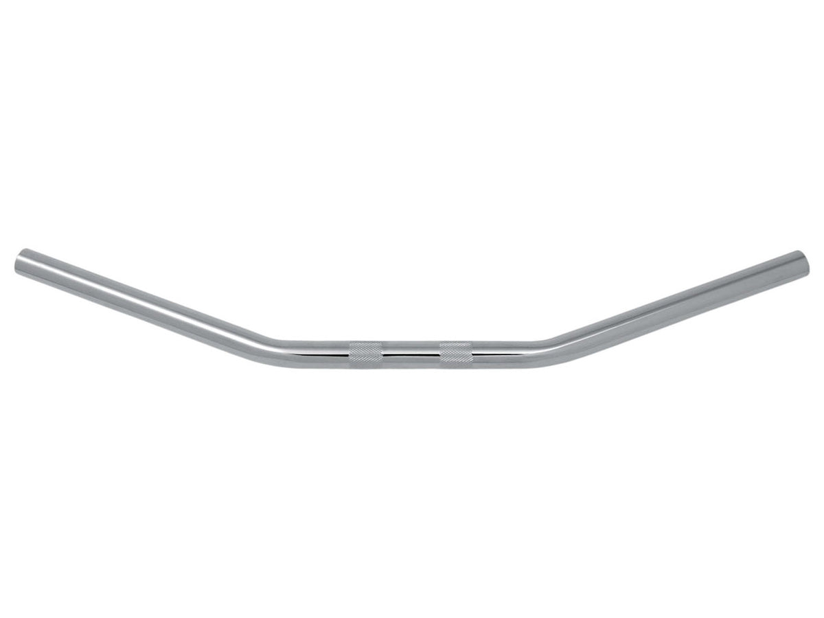 27in. wide x 1in. Flat Drag Bar Handlebar - Chrome.