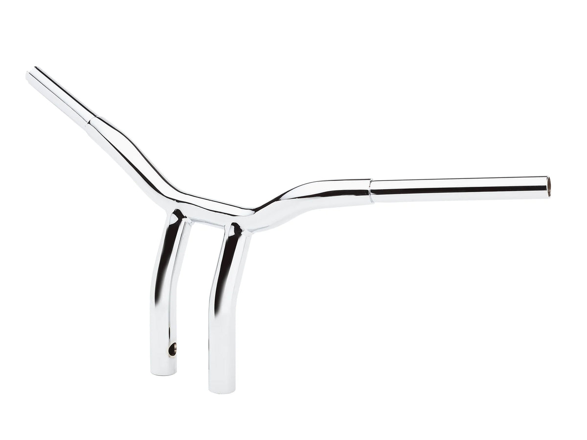 10in. x 1-1/4in. Pullback One Piece Kage Fighter Handlebar - Chrome.