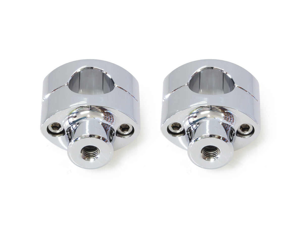 1-1/2in. Straight Two Piece Riser Kit - Chrome. Fits 1-1/4in. Handlebar