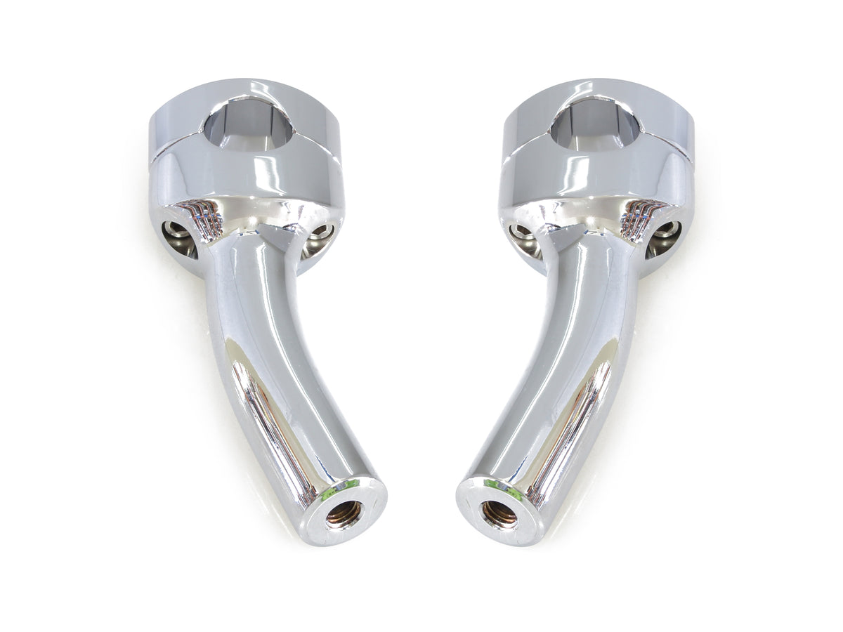 5.5in. Pullback Two Piece Riser Kit - Chrome. Fits 1-1/4in. Handlebar