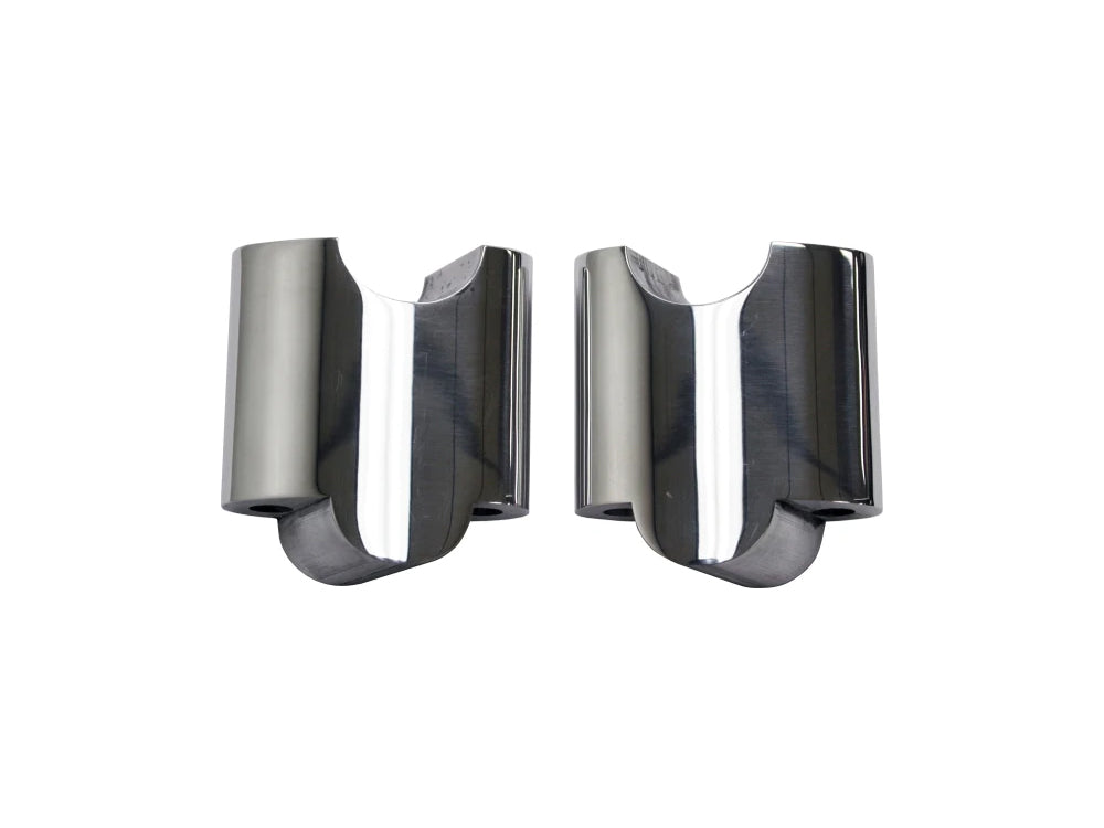 2in. Riser Spacers - Polished. Fits Sportster Low and Superlow 2008-2012.
