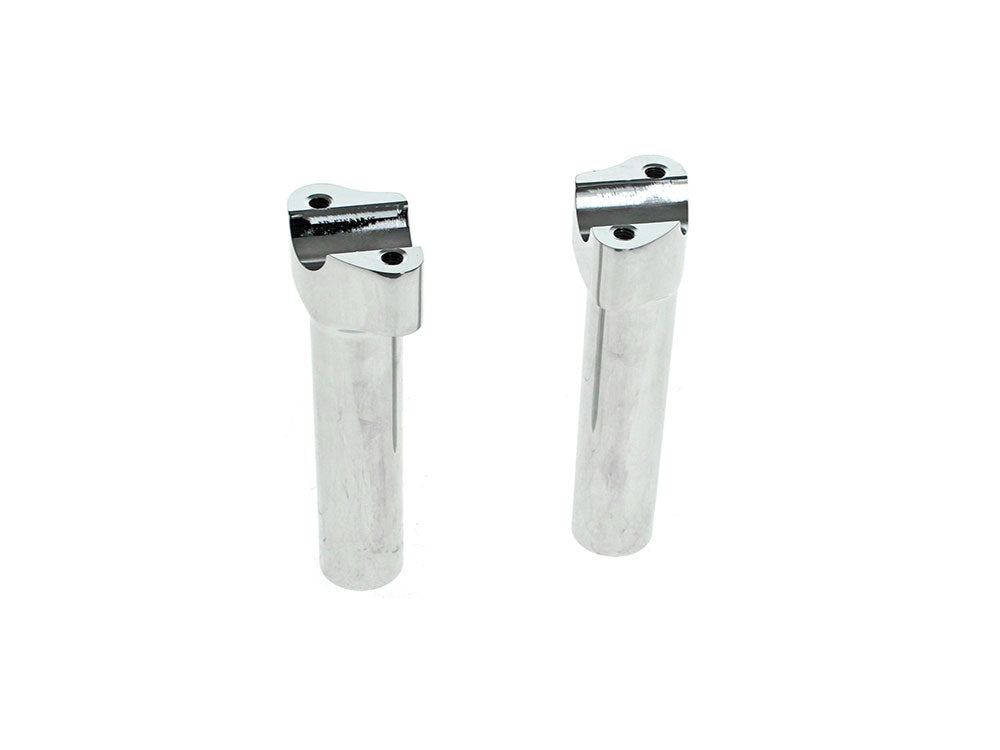6in. Tall Risers - Chrome. Fits 1in. Handlebar