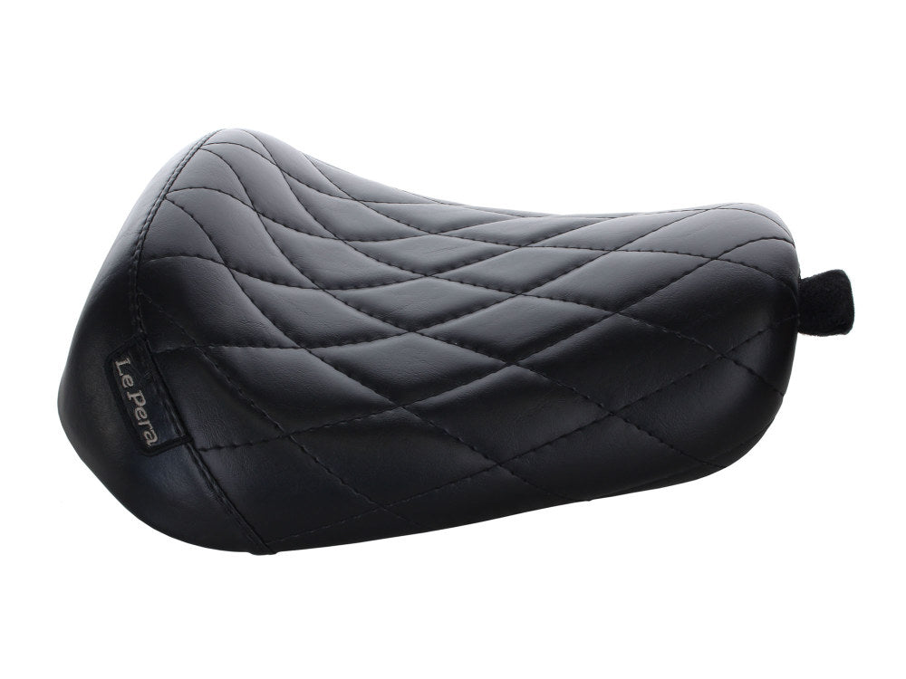 Bare Bones Solo Seat with Diamond Stitch. Fits Sportster Forty-Eight & Seventy-Two 2010-2021.