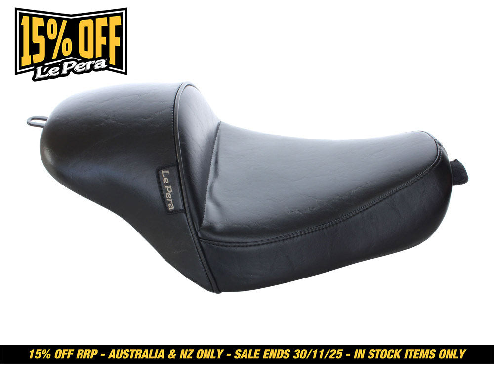 Stubs Cafe Seat – Smooth. Fits Sportster Forty-Eight & Seventy-Two 2010-2021