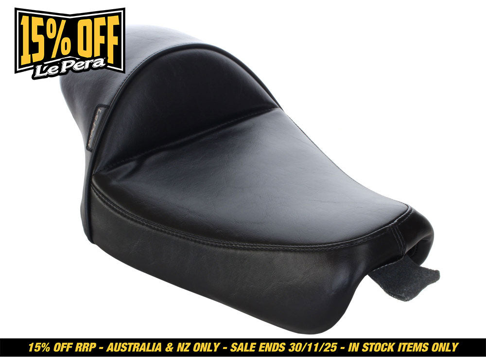 Stubs Cafe Seat – Smooth. Fits Sportster Forty-Eight & Seventy-Two 2010-2021