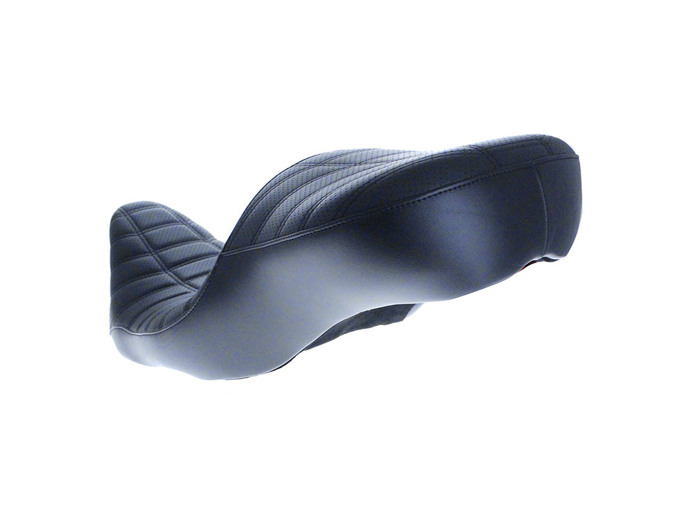 Maverick Indy Daddy Long Legs Dual Seat - Extended Reach Double Track Pleat. Fits Most Touring 2008-2024