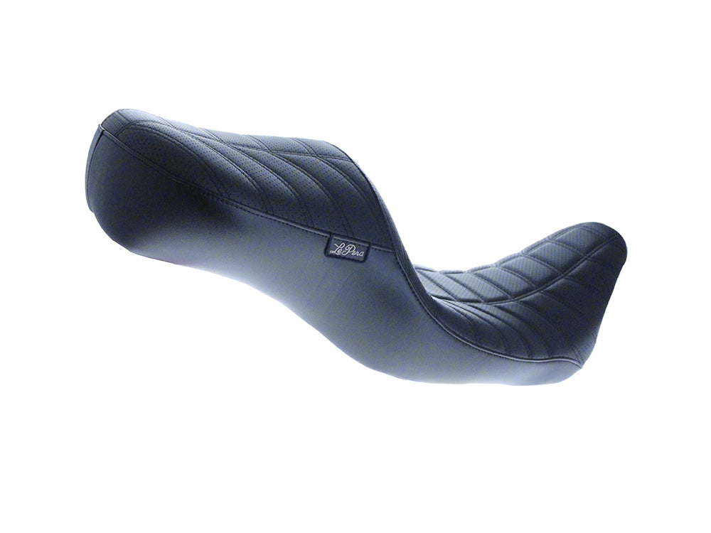 Maverick Indy Daddy Long Legs Dual Seat - Extended Reach Double Track Pleat. Fits Most Touring 2008-2024