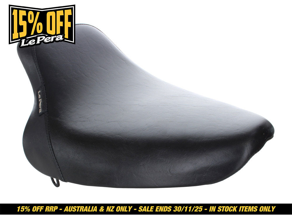 Le Pera- Bare Bones Solo Seat. Fits Softail 2000-2007 with 130 or 150 OEM Rear Tyre.
