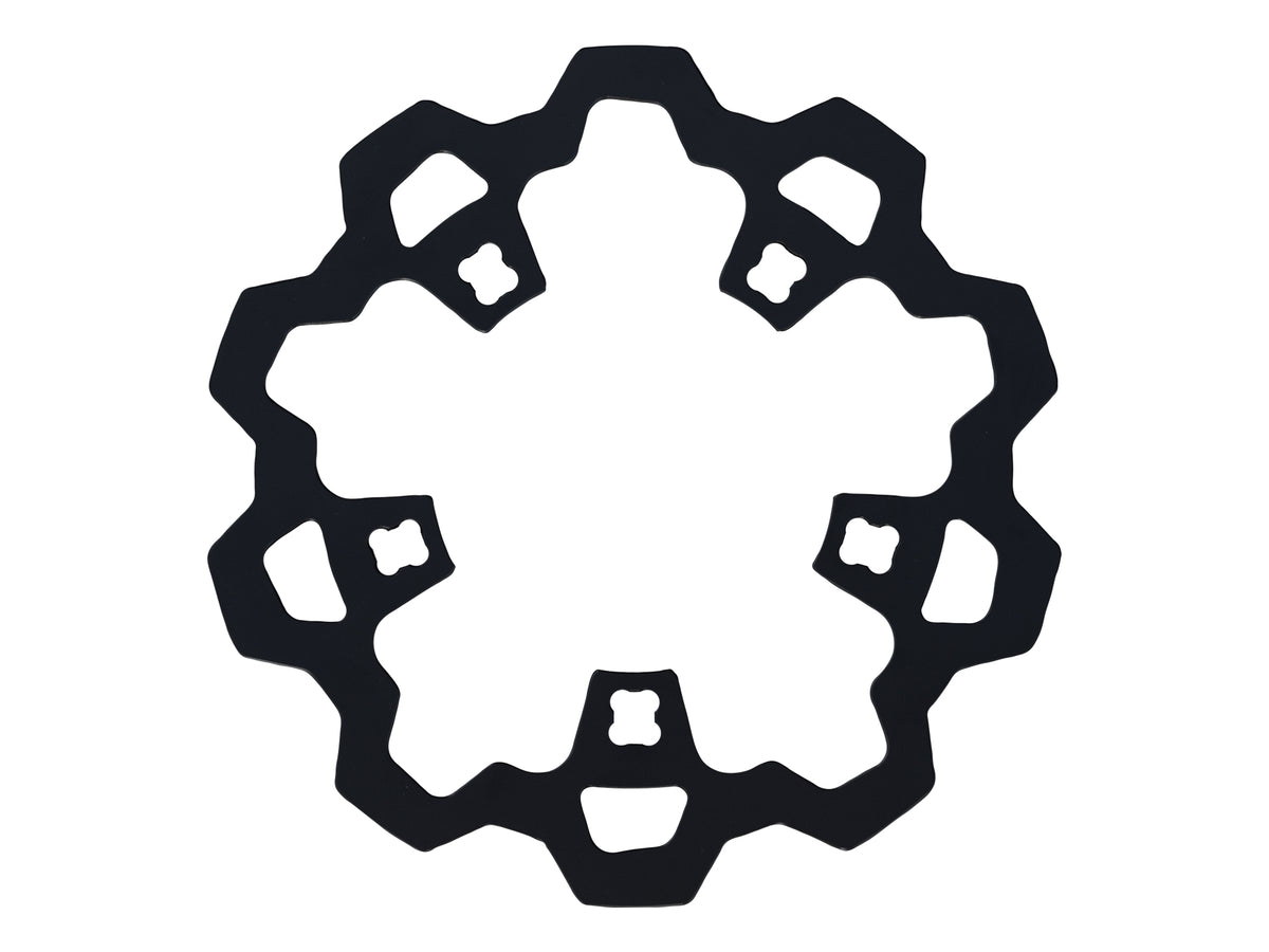 11.8in. Front Enforcer/Prodigy Disc Rotor - Black. Fits Touring 2014-2023 with OEM Wheel.