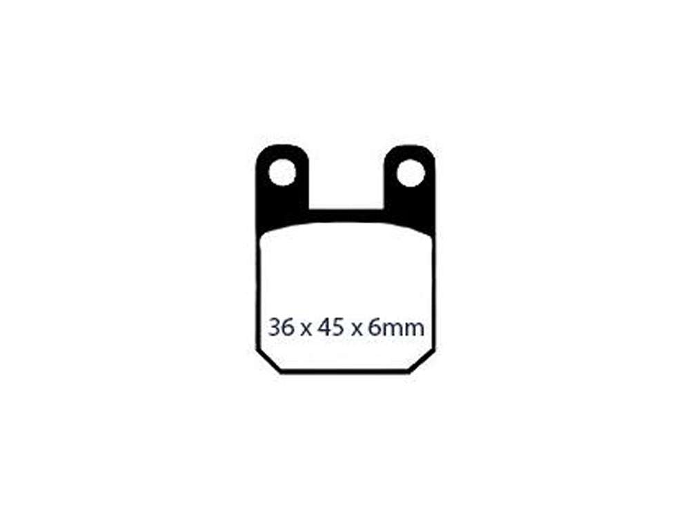 Gold-Plus Brake Pads. Fits Performance Machine 125X4SL & 125X45 Calipers.