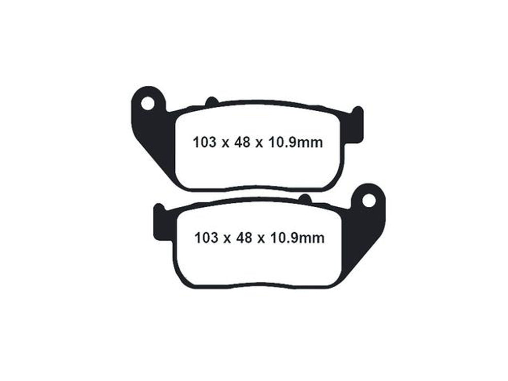 Z-Plus Brake Pads. Fits Front on Sportster 2004-2013.