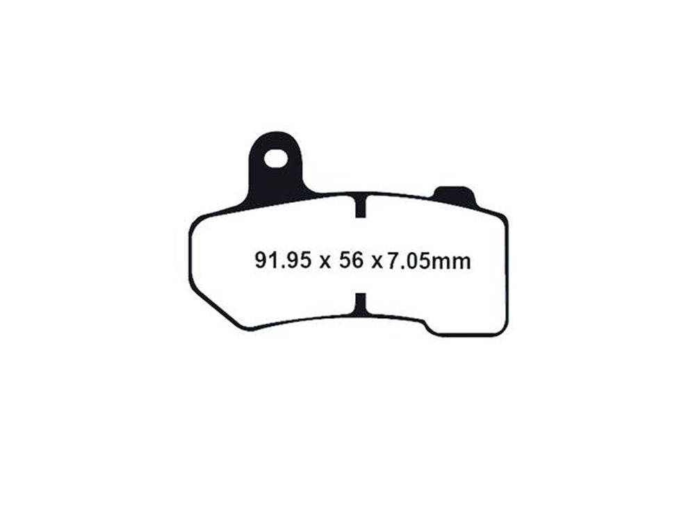 Z-Plus Brake Pads. Fits Front or Rear on Touring 2008up & V-Rod 2006-2017.