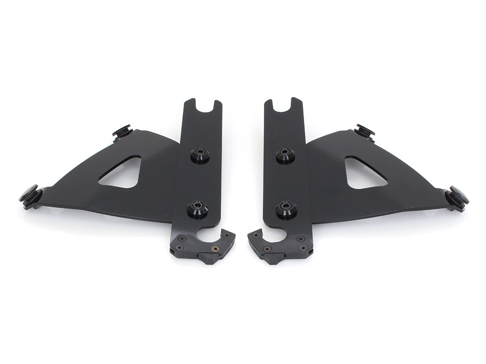 Black Road WarriorRoad Warrior Trigger-Lock Mounting Hardware. Fits FL Softail 1986-2017 With Out Spotlight Bar.