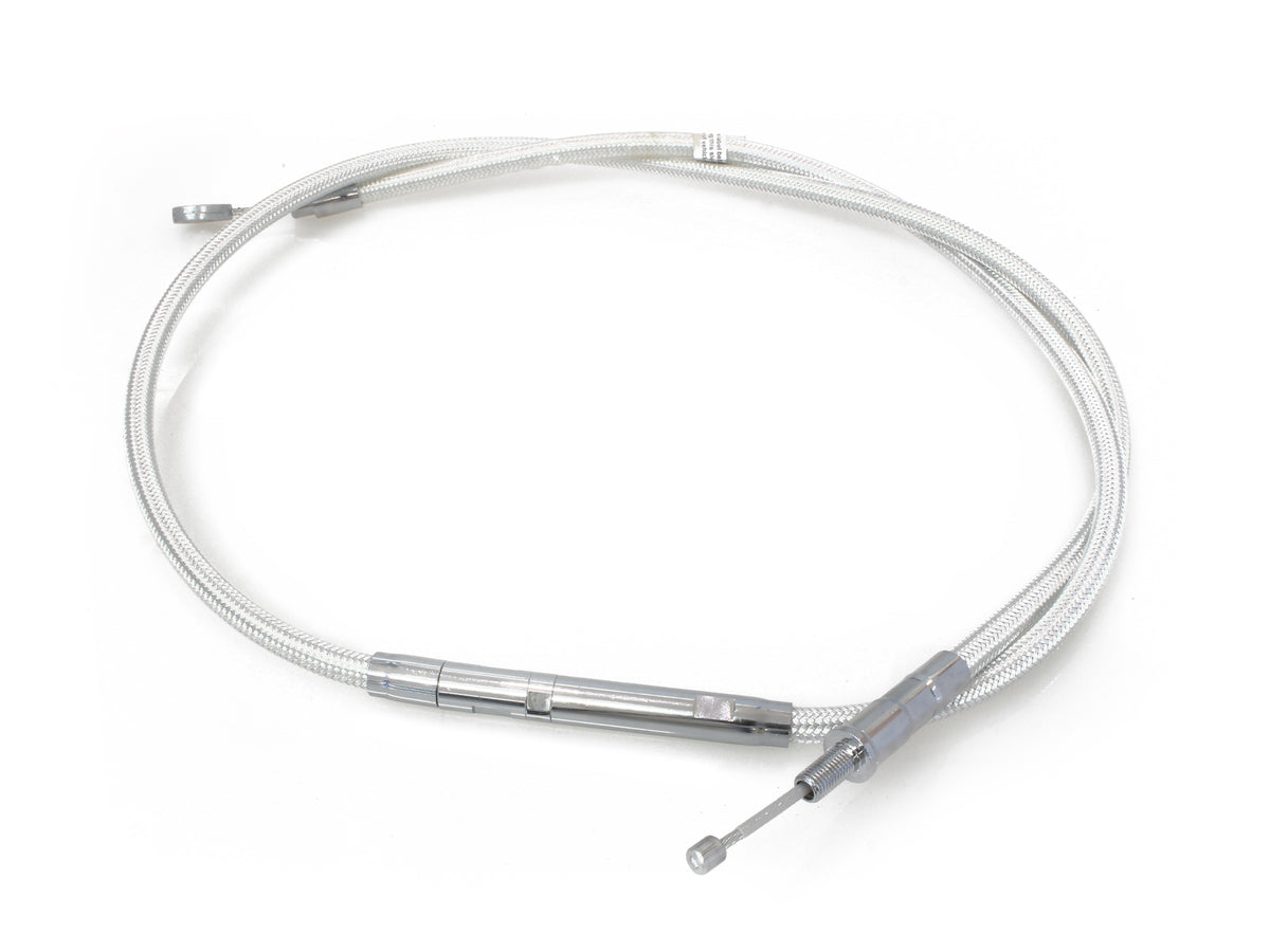 63in. Clutch Cable - Sterling Chromite. Fits 5Spd Big Twin 1987-2006