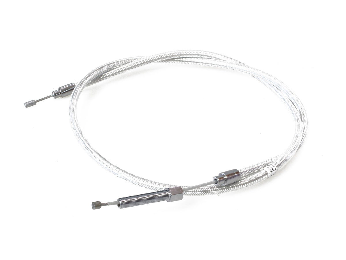 53in. Clutch Cable - Sterling Chromite. Fits FXR & FLT 1983-1986.
