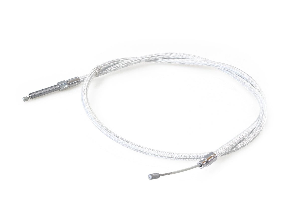 53in. Clutch Cable - Sterling Chromite. Fits FXR & FLT 1980-1982.