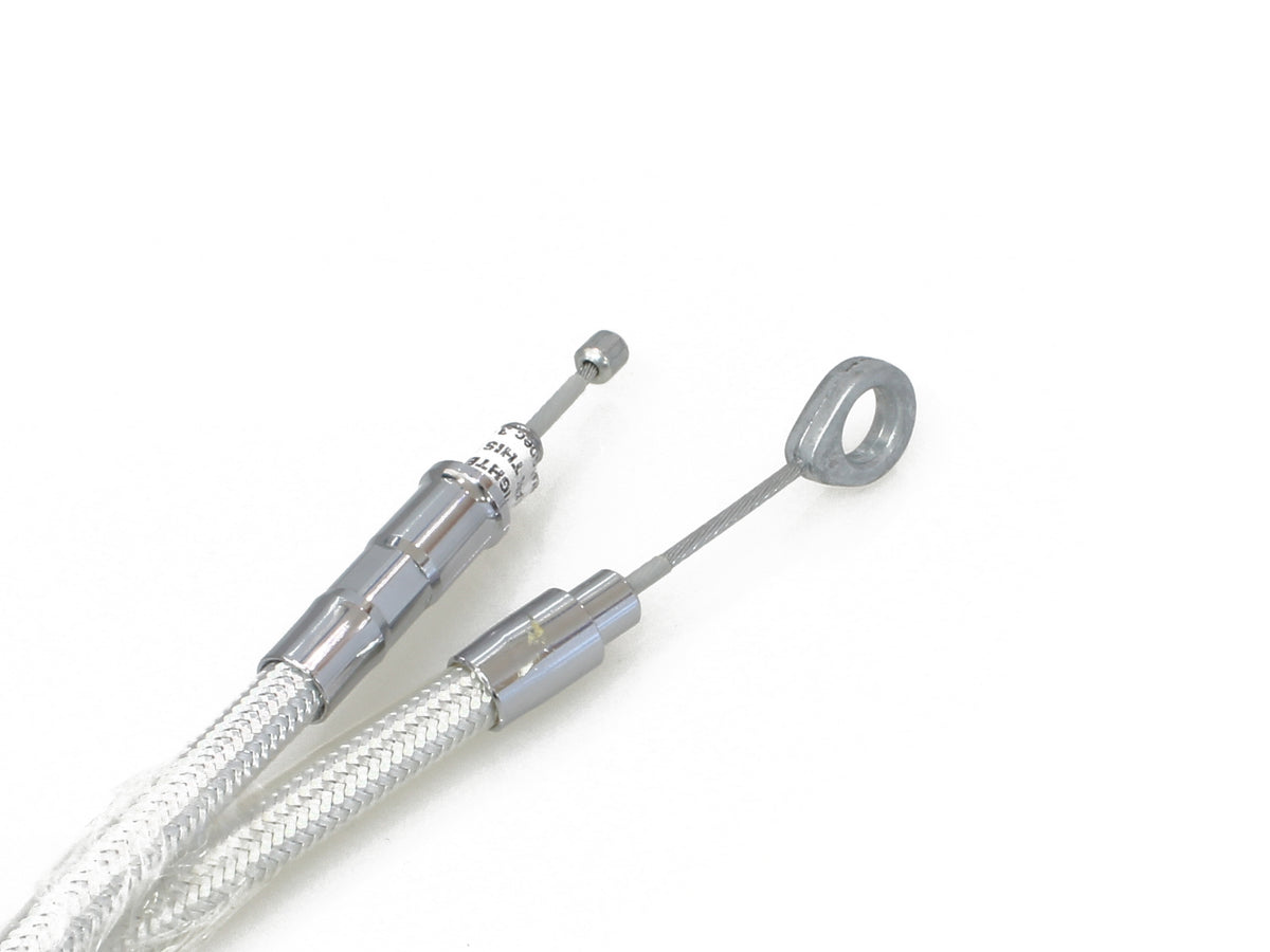 59in. Clutch Cable - Sterling Chromite. Fits Sportster 1986-2003.