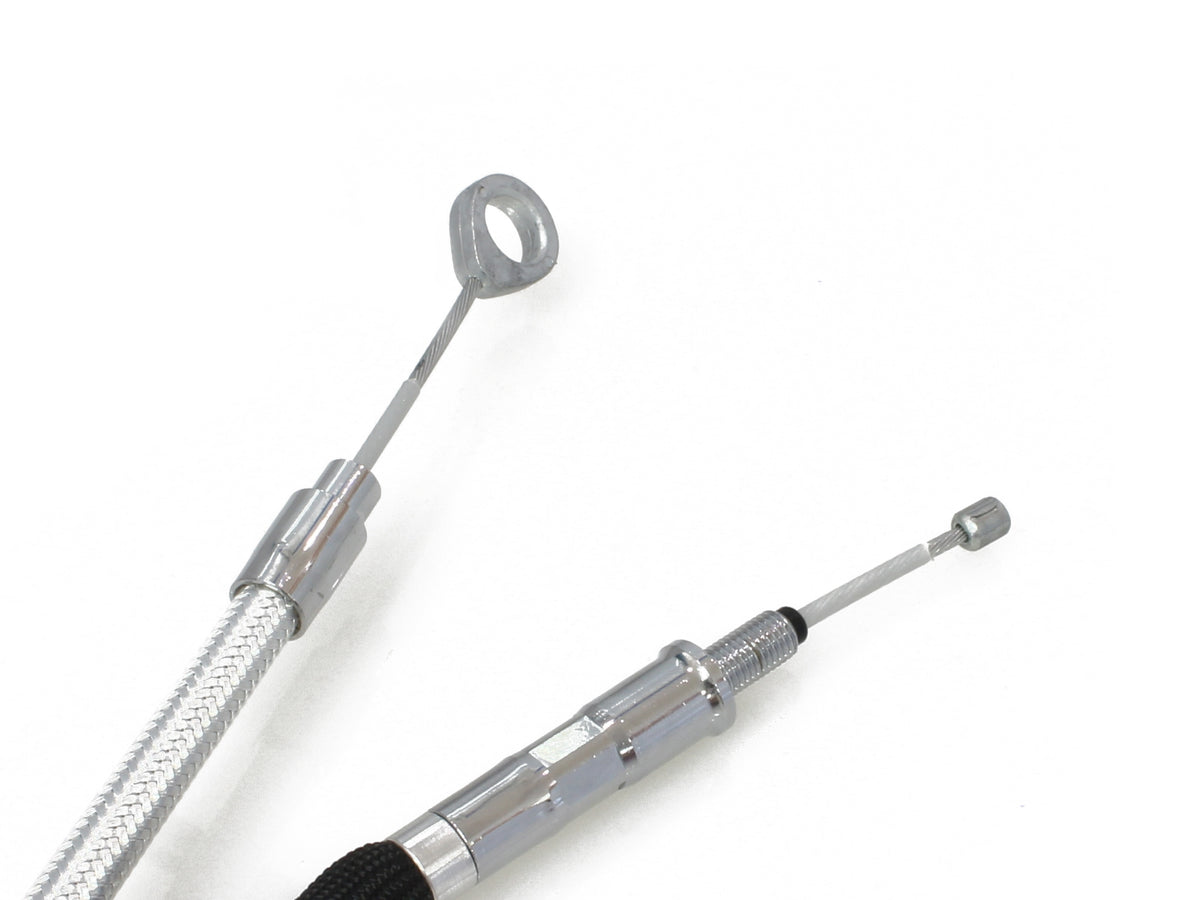 75in. Clutch Cable - Sterling Chromite. Fits Touring 2008-2016 and 2021-2024.