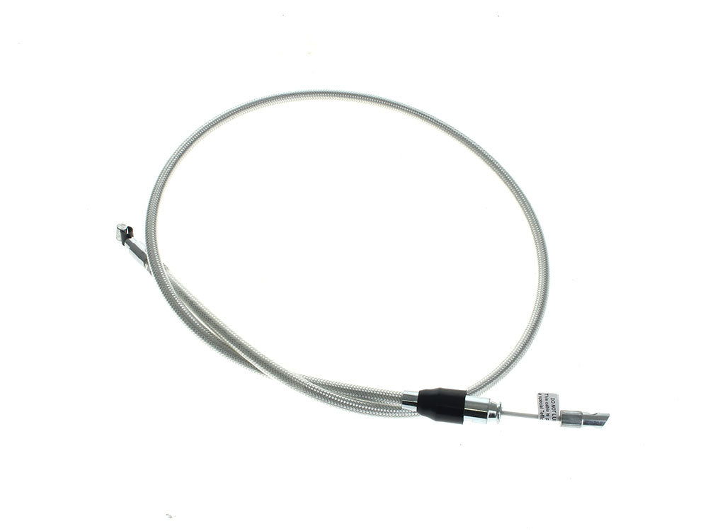 41in. Quick Connect Upper Clutch Cable - Sterling Chromite. Fits Road Glide 2024up