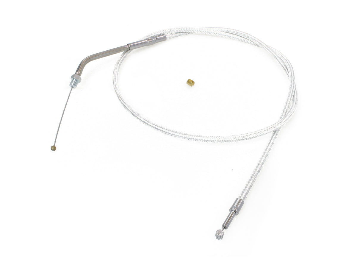 32-1/2in. Throttle Cable - Sterling Chromite. Fits Big Twin 1981-1988.