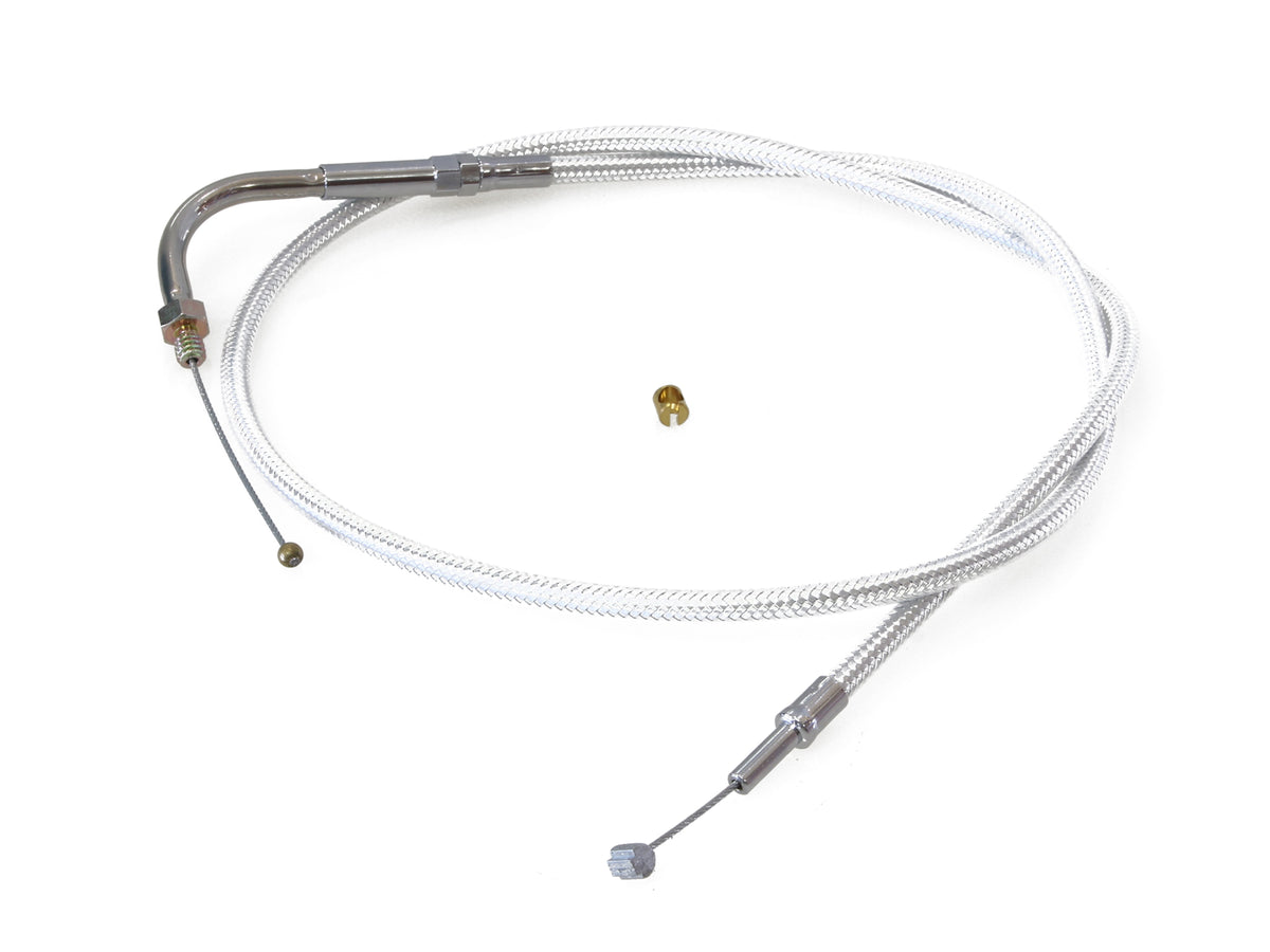 33-1/2in. Throttle Cable - Sterling Chromite.Fits Big Twin & Sportster 1976-1980.