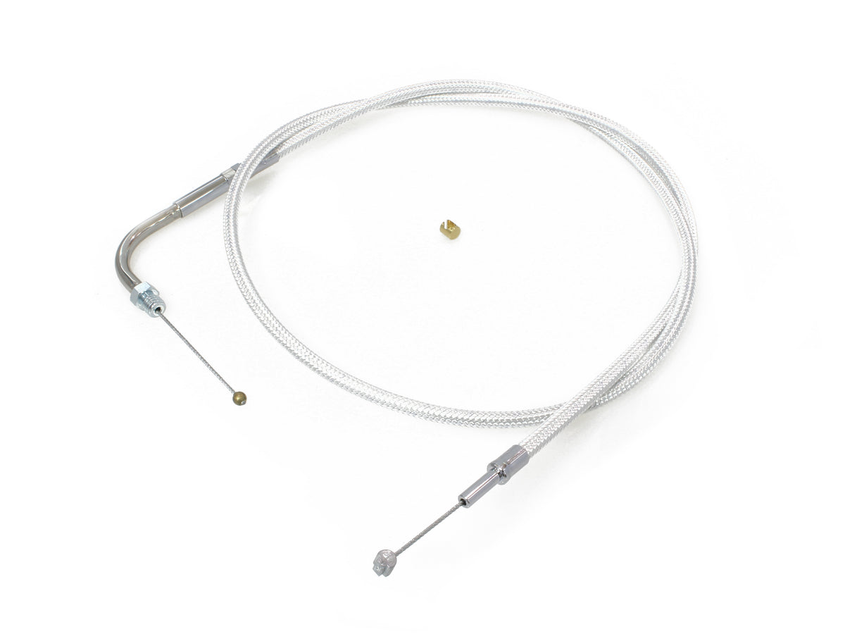 42-1/2in. Throttle Cable - Sterling Chromite. Fits Big Twin 1981-1988.