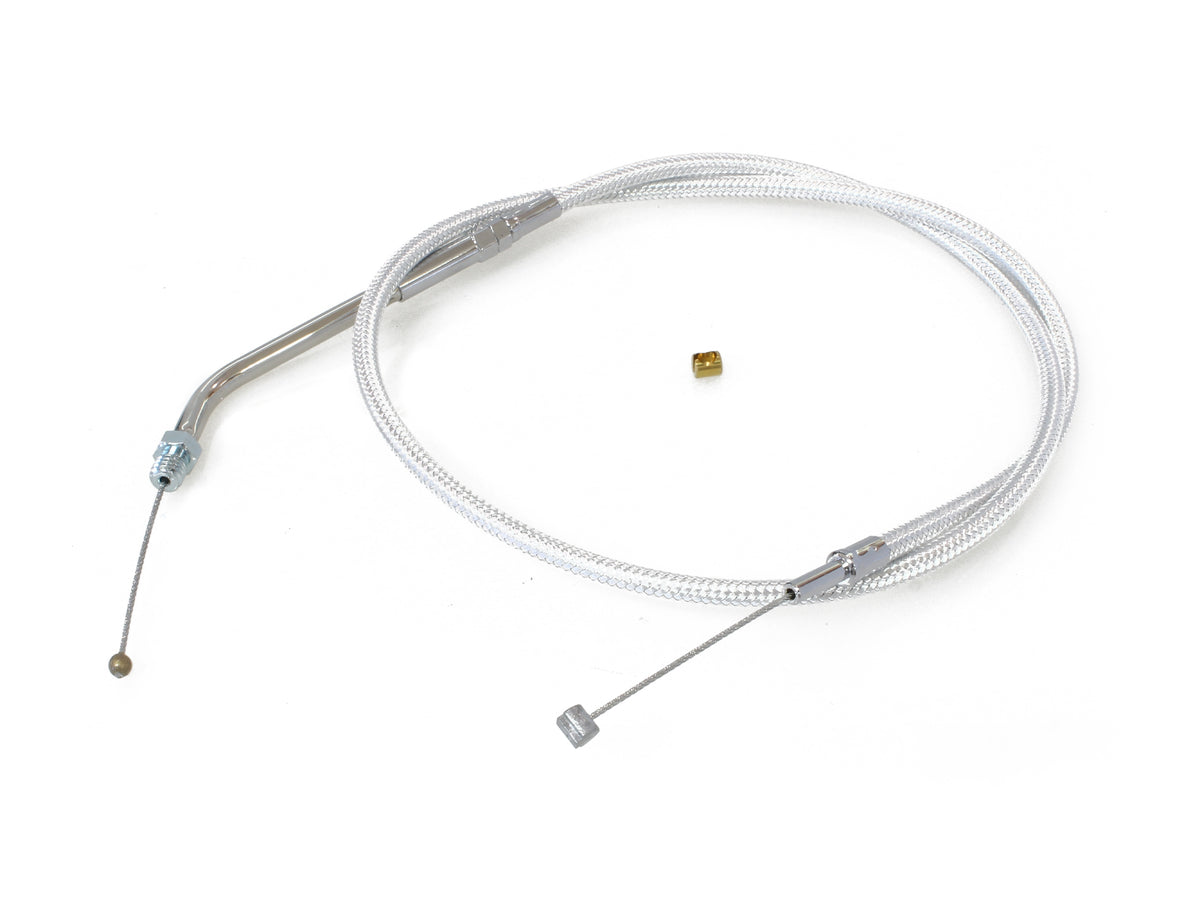 Throttle Cable with - Sterling Chromite. Fits Sportster 1986-1987.