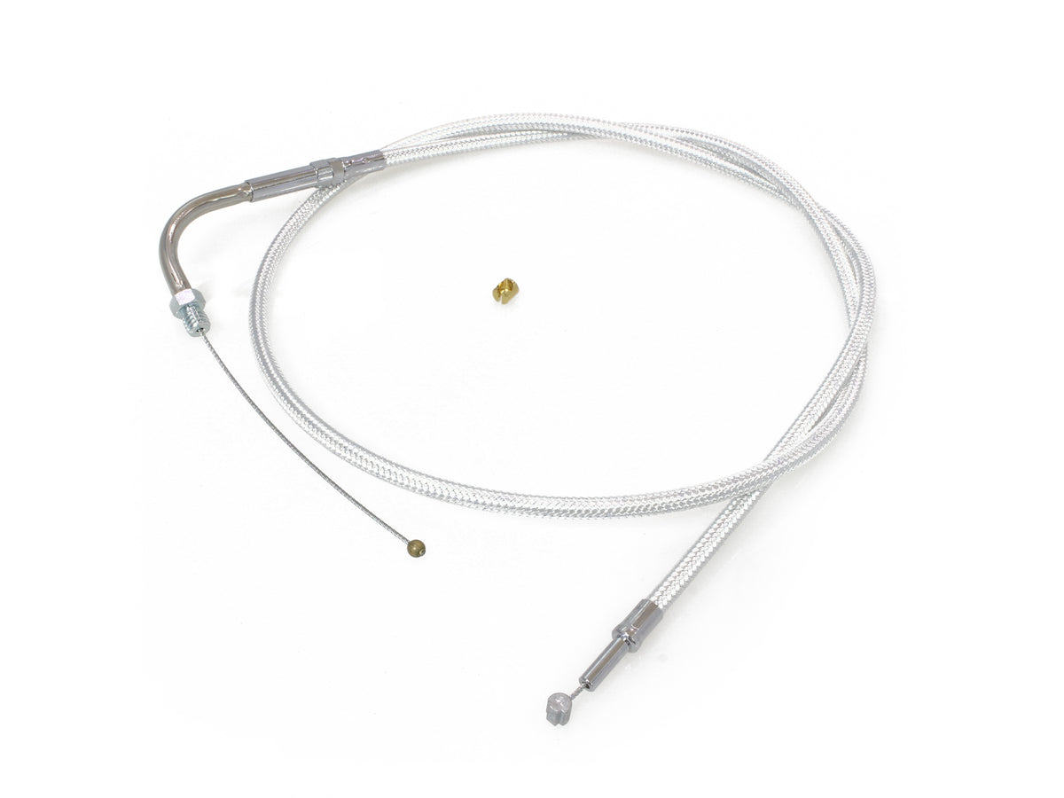 34-1/2in. Throttle Cable - Sterling Chromite. Fits Big Twin 1990-1995.