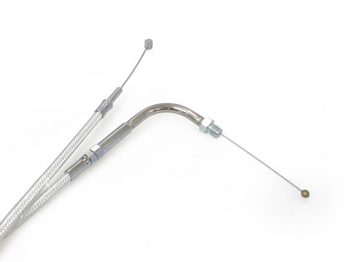 38-1/2in. Throttle Cable - Sterling Chromite. Fits Big Twin 1990-1995.