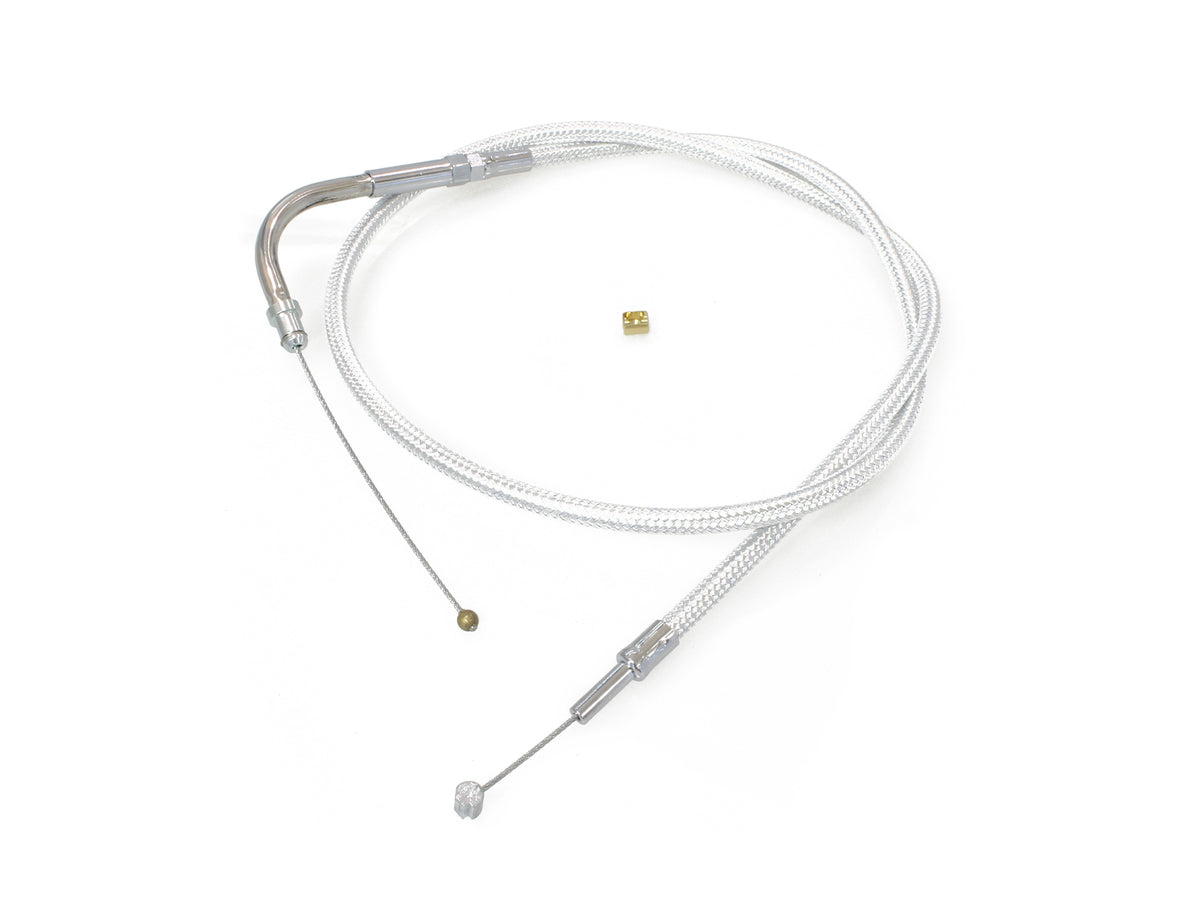 32-3/4in. Throttle Cable - Sterling Chromite. Fits Big Twin 1996-2017.